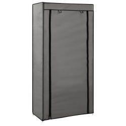 Armoire &agrave; chaussures range chaussures rangement meuble entr&eacute;e couloir salon avec housse 58 x 28 x 1