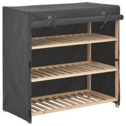 Armoire &agrave; chaussures range chaussures rangement meuble entr&eacute;e couloir salon avec housse 79 x 40 x 8