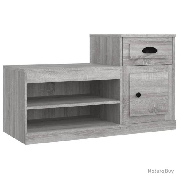 Armoire � chaussures range chaussures rangement meuble entr�e couloir salon sonoma 100 x 42 x 60 cm