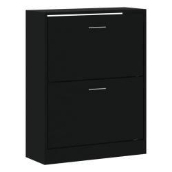Armoire &agrave; chaussures range chaussures rangement meuble entr&eacute;e couloir salon 63 x 24 x 81 cm bois d'