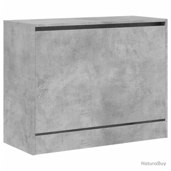Armoire � chaussures range chaussures rangement meuble entr�e couloir salon 80 x 34 x 63 cm bois d'