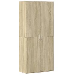 Armoire &agrave; chaussures range chaussures rangement meuble entr&eacute;e couloir salon sonoma 80 x 39 x 178 cm