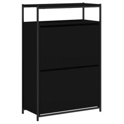 Armoire &agrave; chaussures range chaussures rangement meuble entr&eacute;e couloir salon 75 x 34 x 112 cm bois d