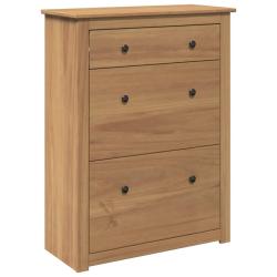 Armoire &agrave; chaussures range chaussures rangement meuble entr&eacute;e couloir salon Panama 80 x 35 x 105 cm