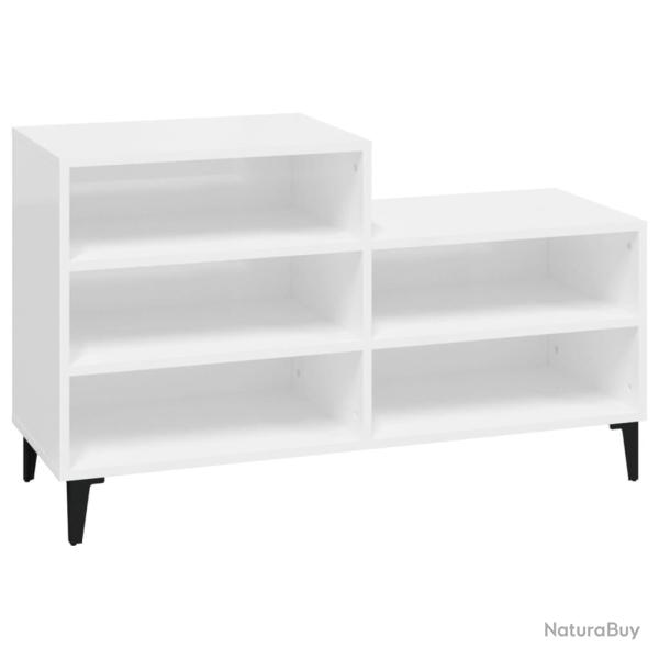 Armoire � chaussures range chaussures rangement meuble entr�e couloir salon brillant 102 x 36 x 60