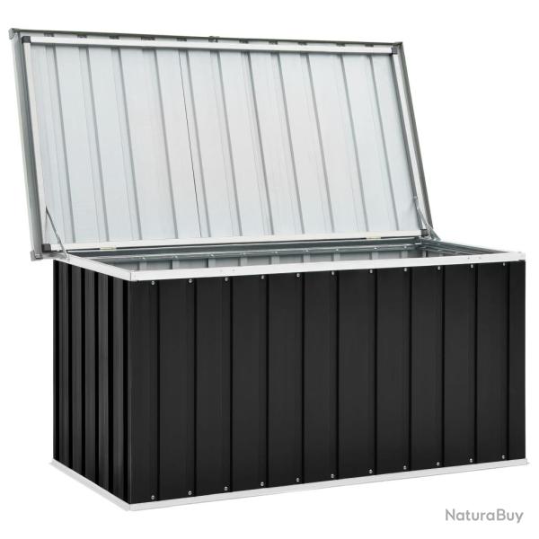 Coffre bo�te meuble de jardin rangement anthracite 129 x 67 x 65 cm 02_0013060