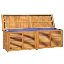 Bo&icirc;te de rangement jardin et sac 175 x 50 x 53 cm bois massif teck 02_0013132