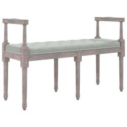 Banc banquette 110 x 40 x 70 cm velours gris clair 02_0010591