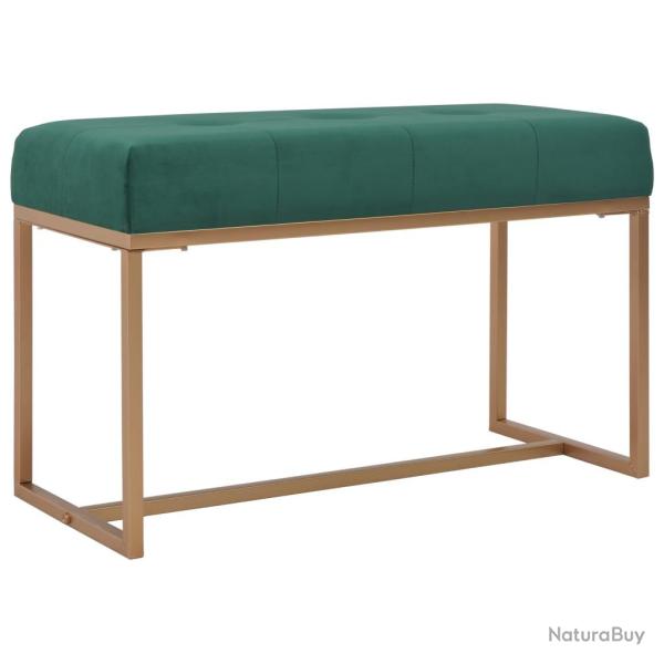 Banc banquette 80 x 36 x 45 cm velours vert 02_0021246