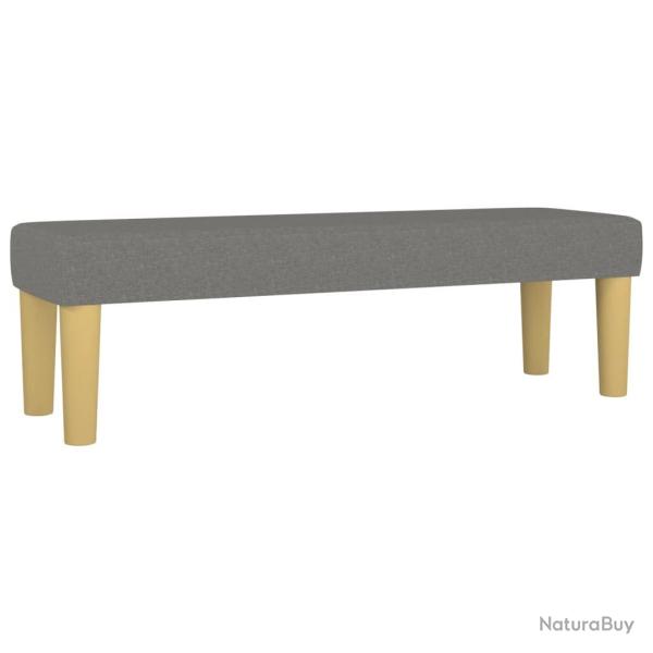 Banc banquette 100 x 30 x 30 cm tissu gris fonc� 02_0010549