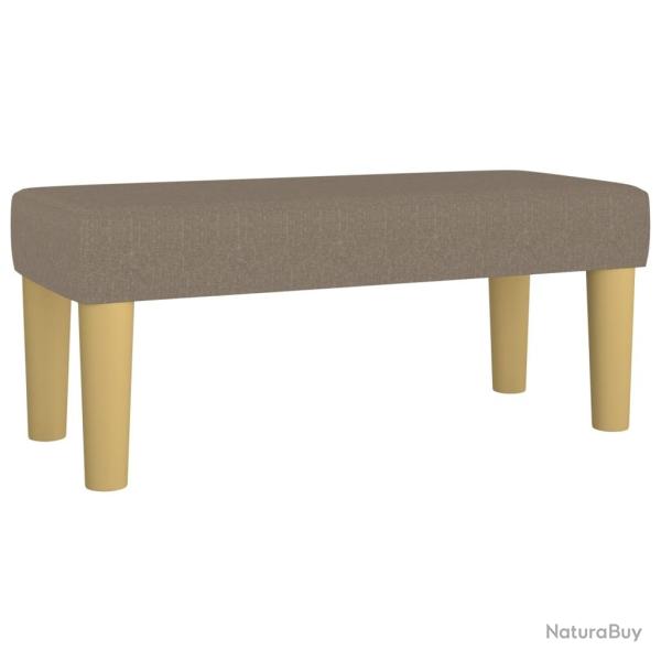 Banc banquette 70 x 30 x 30 cm tissu taupe 02_0010606