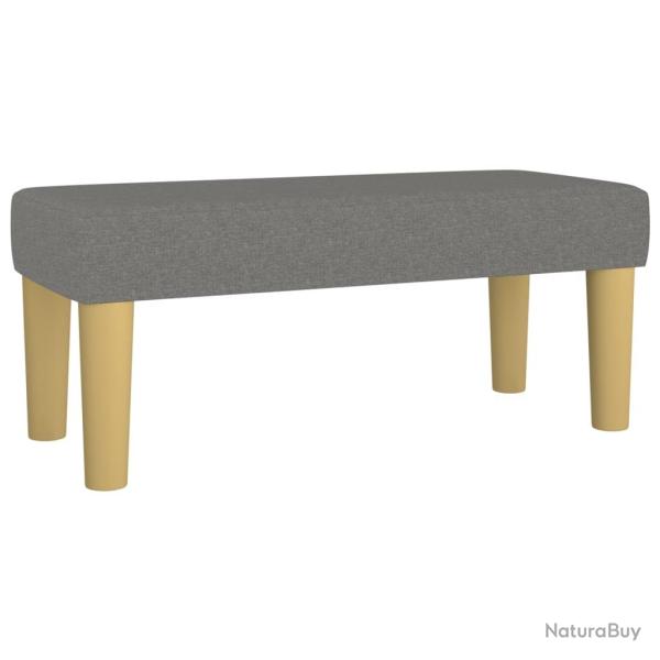 Banc banquette 70 x 30 x 30 cm tissu gris fonc� 02_0010675