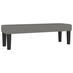 Banc banquette 100 x 30 x 30 cm tissu gris fonc&eacute; 02_0010540