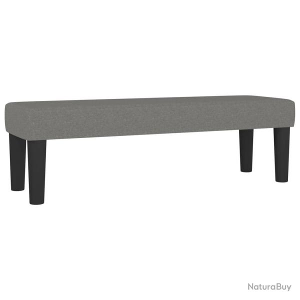 Banc banquette 100 x 30 x 30 cm tissu gris fonc� 02_0010540