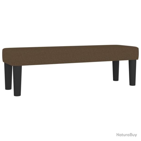 Banc banquette 100 x 30 x 30 cm tissu marron fonc� 02_0010550