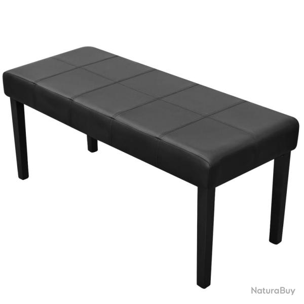 Banc banquette 106 x 43 x 46 cm synth�tique de haute qualit� noir 02_0021263