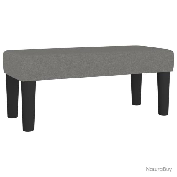Banc banquette 70 x 30 x 30 cm tissu gris fonc� 02_0010470