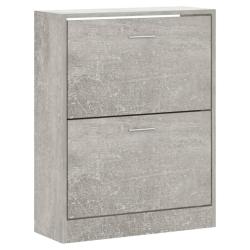 Armoire &agrave; chaussures range chaussures rangement meuble entr&eacute;e couloir salon 63 x 24 x 81 cm bois d'
