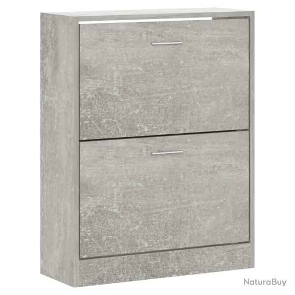 Armoire � chaussures range chaussures rangement meuble entr�e couloir salon 63 x 24 x 81 cm bois d'
