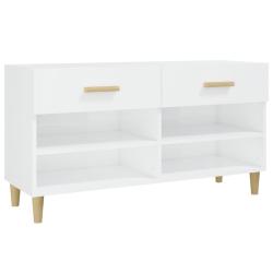 Armoire &agrave; chaussures range chaussures rangement meuble entr&eacute;e couloir salon brillant 102 x 35 x 55