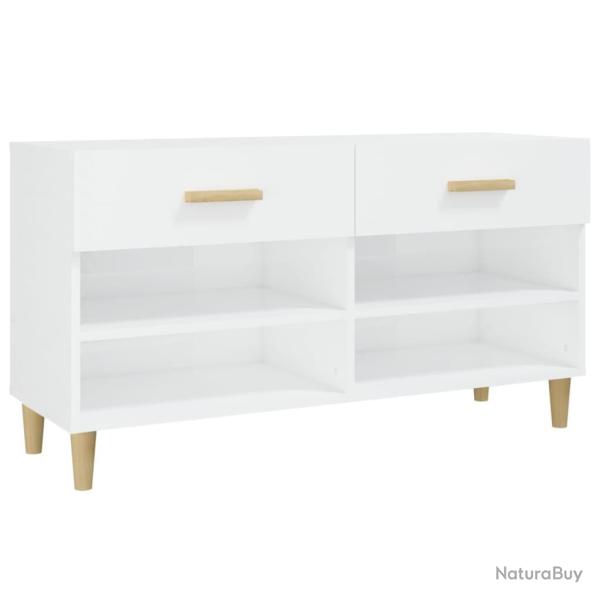 Armoire � chaussures range chaussures rangement meuble entr�e couloir salon brillant 102 x 35 x 55