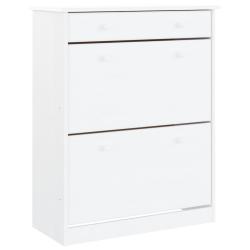 Armoire &agrave; chaussures range chaussures rangement meuble entr&eacute;e couloir salon ALTA 77 x 35 x 96 cm bo