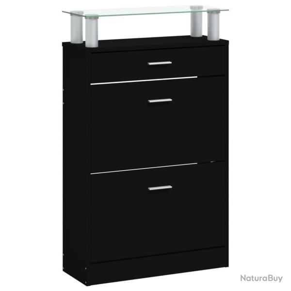 Armoire � chaussures range chaussures rangement meuble entr�e couloir salon 63 x 24 x 104 cm bois d