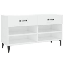 Armoire &agrave; chaussures range chaussures rangement meuble entr&eacute;e couloir salon brillant 102 x 35 x 55
