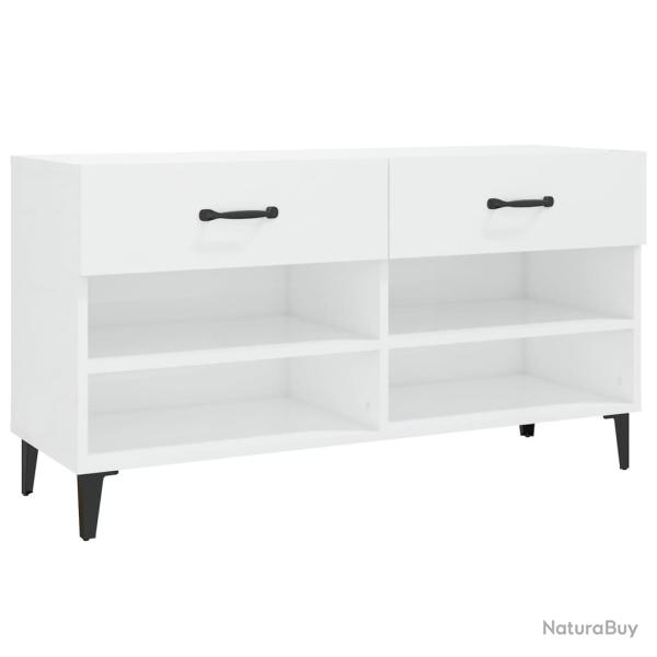 Armoire � chaussures range chaussures rangement meuble entr�e couloir salon brillant 102 x 35 x 55