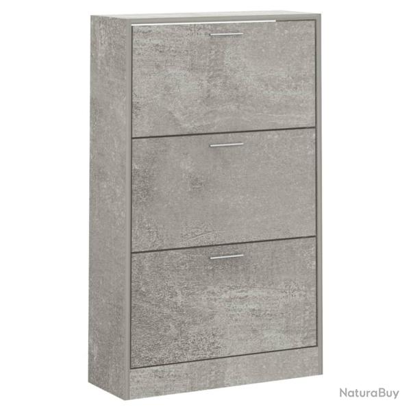 Armoire � chaussures range chaussures rangement meuble entr�e couloir salon 63 x 24 x 103 cm bois d