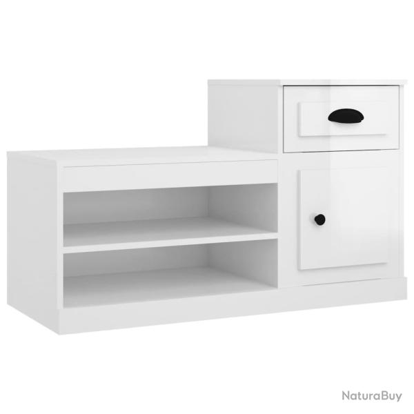 Armoire � chaussures range chaussures rangement meuble entr�e couloir salon brillant 100 x 42 x 60