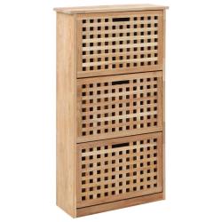 Armoire &agrave; chaussures range chaussures rangement meuble entr&eacute;e couloir salon 55 x 20 x 104 cm bois d