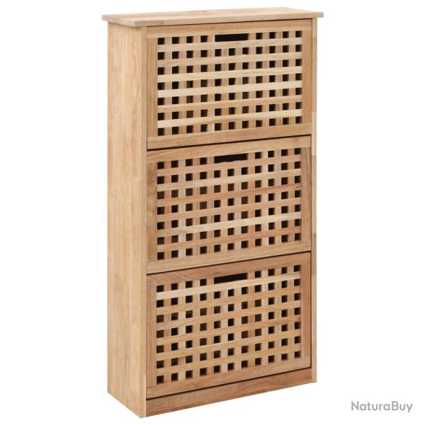 Armoire � chaussures range chaussures rangement meuble entr�e couloir salon 55 x 20 x 104 cm bois d