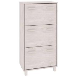 Armoire &agrave; chaussures range chaussures rangement meuble entr&eacute;e couloir salon 59,5 x 35 x 117 cm bois
