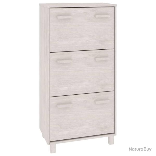 Armoire � chaussures range chaussures rangement meuble entr�e couloir salon 59,5 x 35 x 117 cm bois