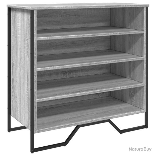 Armoire � chaussures range chaussures rangement meuble entr�e couloir salon sonoma 80 x 38 x 78 cm