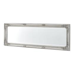 Miroir mural 132 x 42 x 3,5 cm argent&eacute; 03_0007906