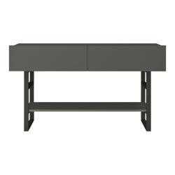 Table console 76 x 139 x 43 cm anthracite / noir 03_0008585