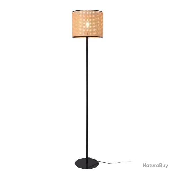 Lampadaire lampe lumi�re luminaire 154 x 30 cm noir beige 03_0007271