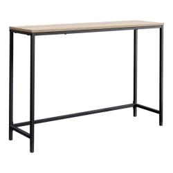 Table console 80 x 100 x 30 cm noir et effet bois 03_0008578