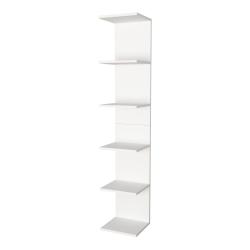 &Eacute;tag&egrave;re murale &agrave; 6 niveaux 180 x 34,5 x 30 cm blanc 03_0007060
