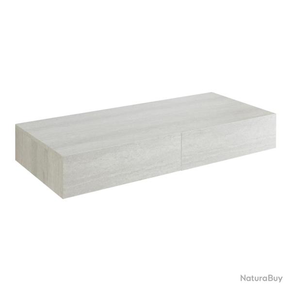 �tag�re murale avec 2 tiroirs 80 x 35 x 12 cm effet b�ton 03_0007008