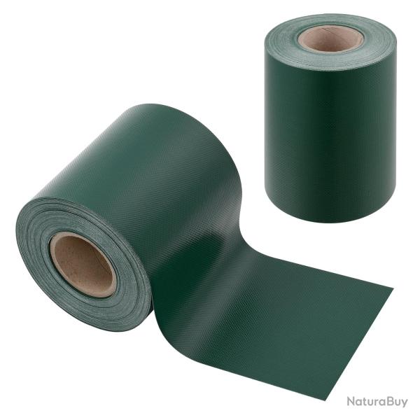 Bande de brise-vue PVC 35 m x 19 cm 6,65 m� vert mousse ral 6005 03_0006587