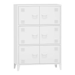 Armoire de bureau casier de bureau meuble de rangement pour salon bureau chambre atelier m&eacute;tallique