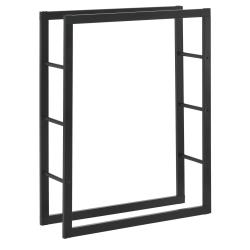 Range-b&ucirc;ches pour usage int&eacute;rieur ext&eacute;rieur porte-b&ucirc;ches design support rangement bois de chauffage