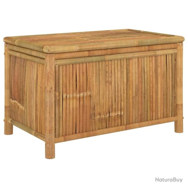 Coffre bo�te meuble de jardin rangement 90 x 52 x 55 cm bambou 02_0013055