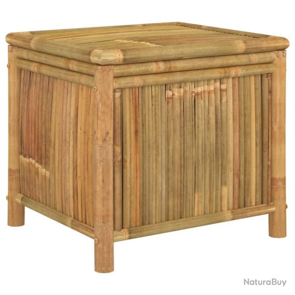 Coffre bo�te meuble de jardin rangement 60 x 52 x 55 cm bambou 02_0013041