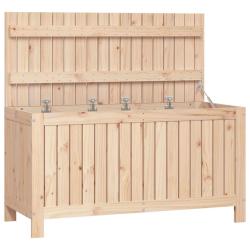 Coffre bo&icirc;te meuble de jardin rangement 115 x 49 x 60 cm bois massif de pin 02_0013001