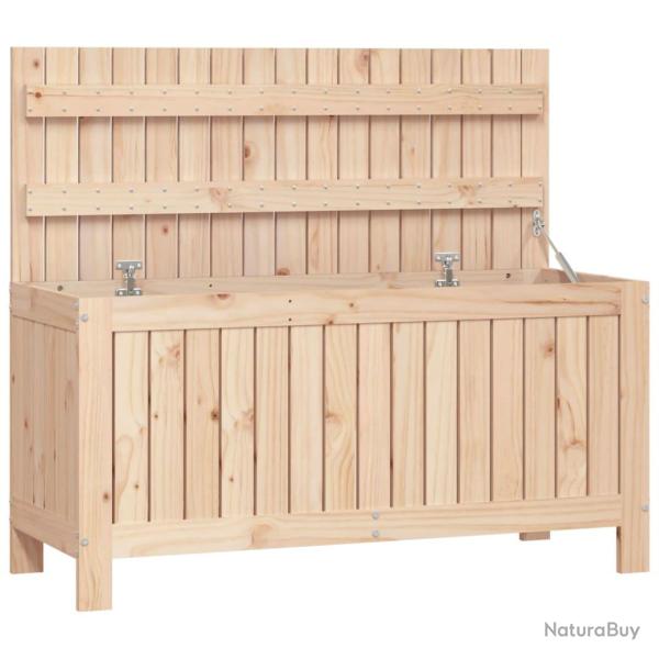 Coffre bo�te meuble de jardin rangement 108 x 42,5 x 54 cm bois massif de pin 02_0012998