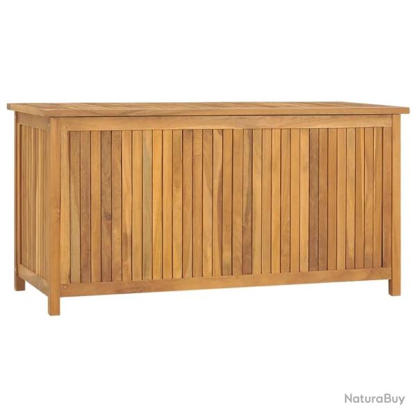 Bo�te coffre de jardin 114 x 50 x 58 cm bois massif de teck 02_0012987